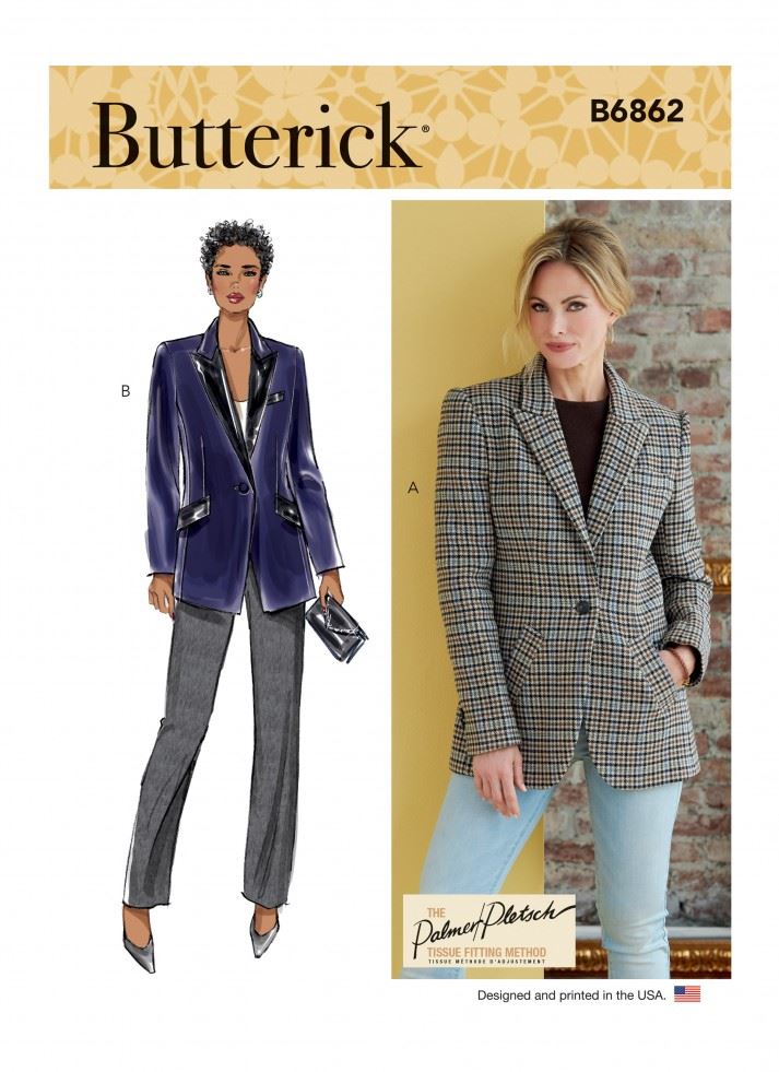 Minerva Sewing Pattern 6862 Butterick Butterick-6862-B5