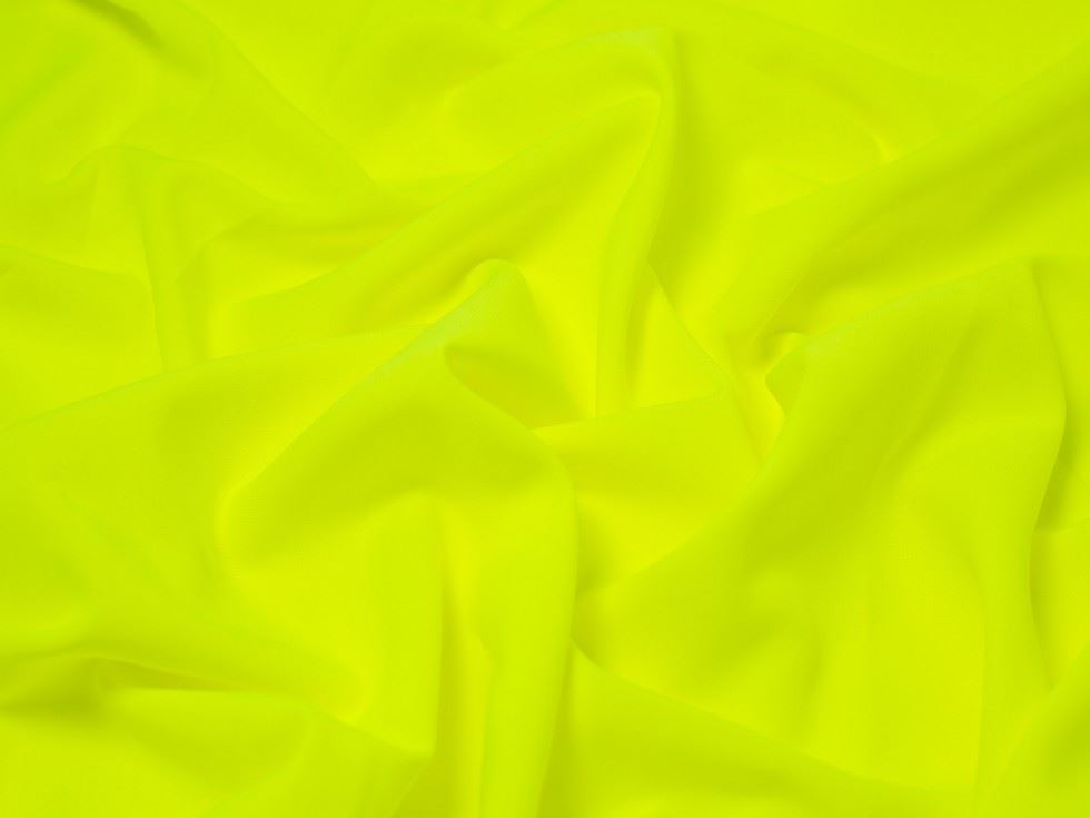 Minerva Core Range Polyester Suiting Fabric Fluorescent Yellow
 