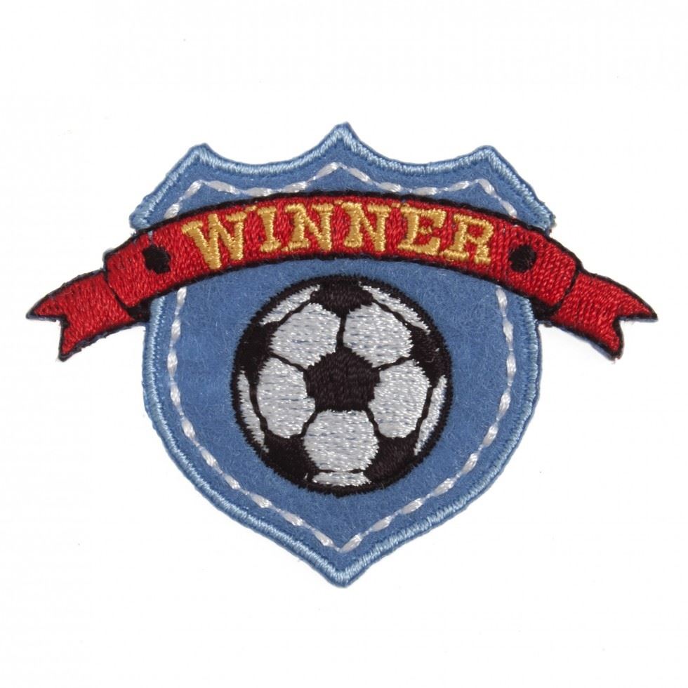 Craft Factory Patch Motif Football Winner