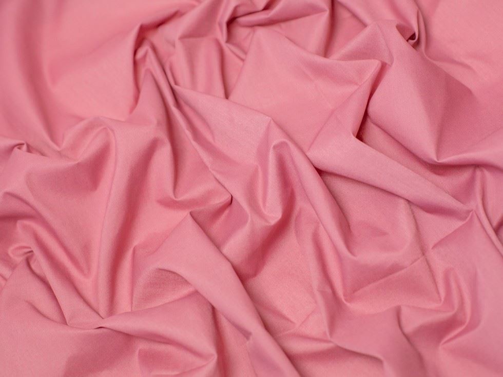Minerva Core Range Dusky Pink Plain Polycotton Fabric