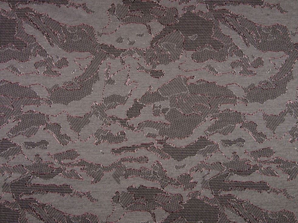 Deadstock Ponte Roma Double Stretch Knit Fabric Wine
 
