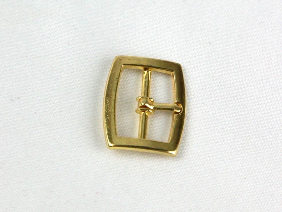 Rectangle Metal Buckle Gold
