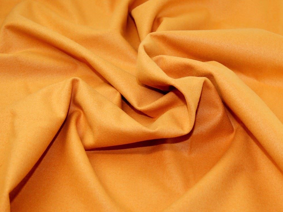 Wool Blend Coating Fabric Apricot
 