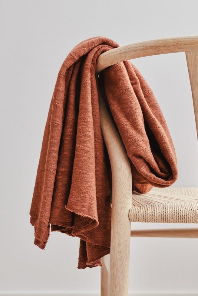 Mind The Maker Sienna Slub Jacquard Sweater Knit Stretch Fabric
