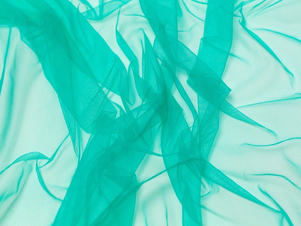 Minerva Core Range Dolce Vita Soft Italian Tulle Fabric Jade
 