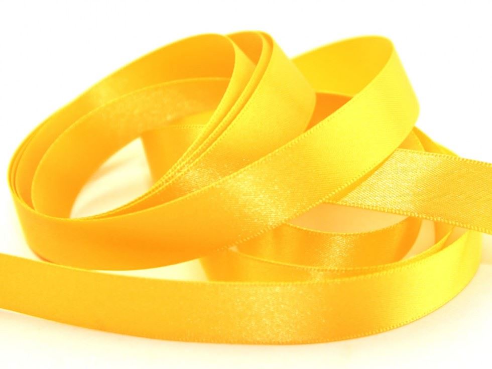 Berisfords 37 Gold Double Faced Satin Ribbon