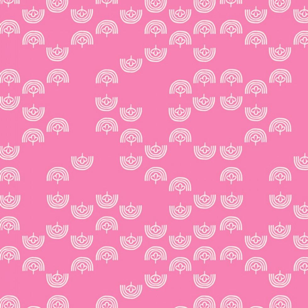 Art Gallery Fabrics Oh Meow 100% Cotton Poplin Fabric Meowtain Meadows
