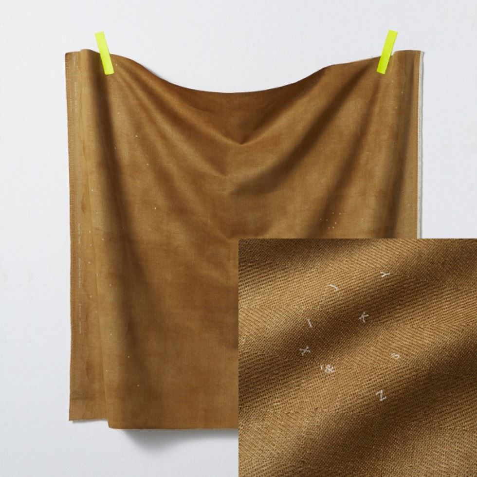 Kokka Nani Iro Cotton Linen Fabric Gold
 
