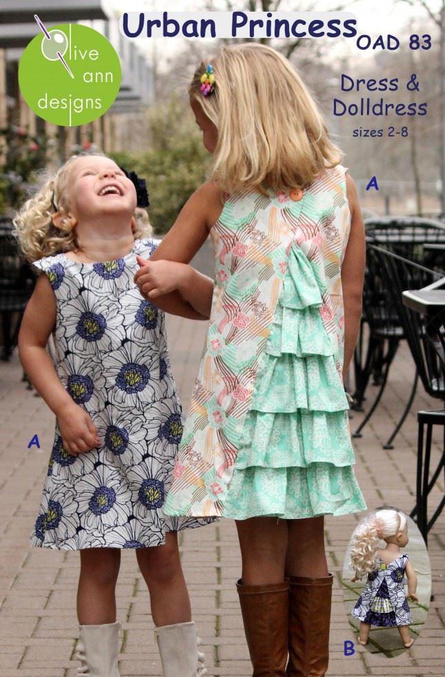 Olive Ann Designs Paper Sewing Pattern Urban Princess
 