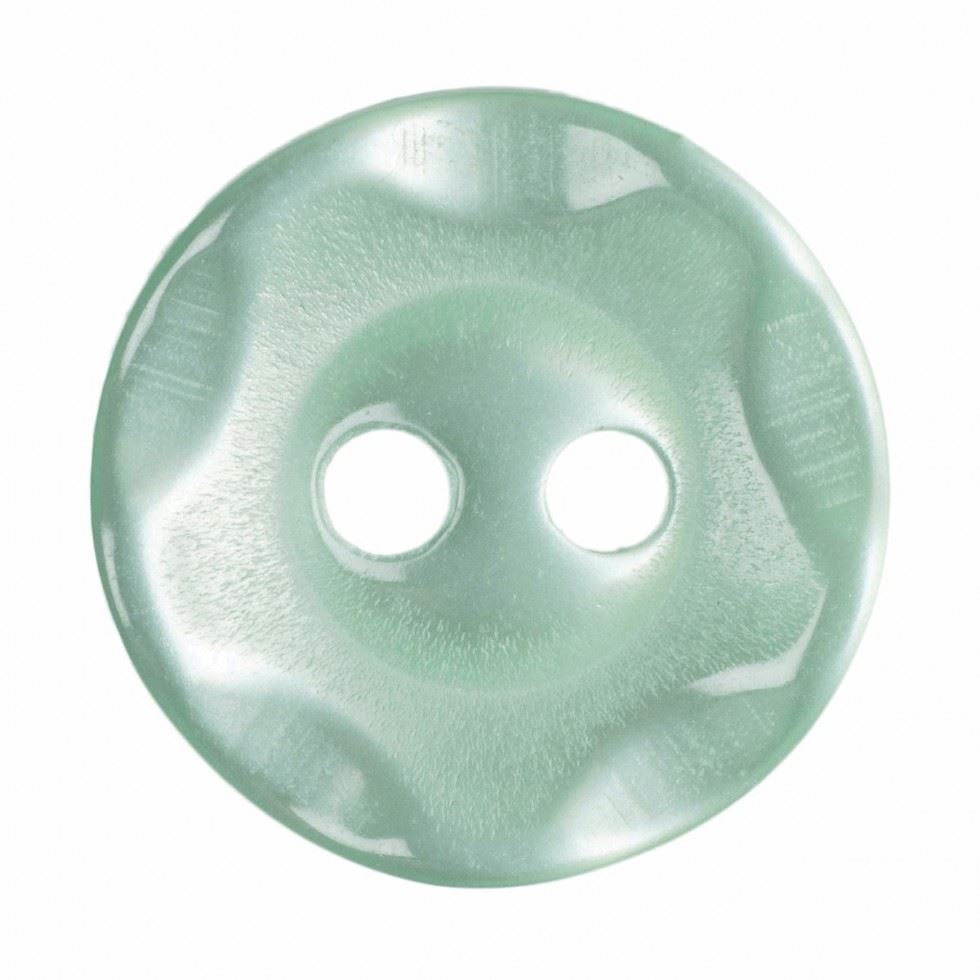 Hemline Lime Green Round Plastic Buttons