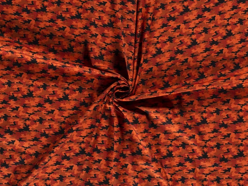 100% Cotton Poplin Fabric Brique
 