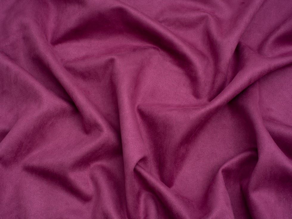 Minerva Core Range Suede Scuba Stretch Knit Fabric Magenta
 