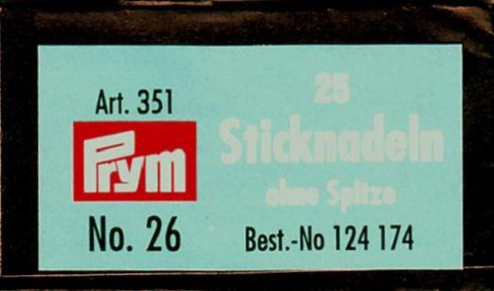 Prym Cross Stitch Tapestry Needles