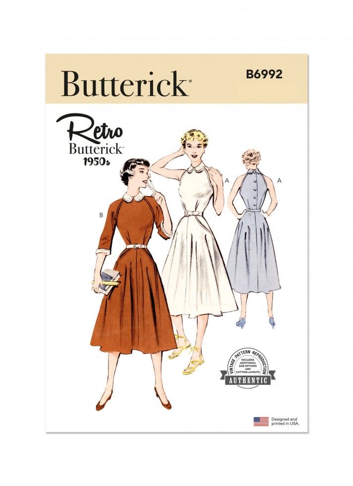 Minerva Sewing Pattern 6992 Butterick Butterick-6992-R5