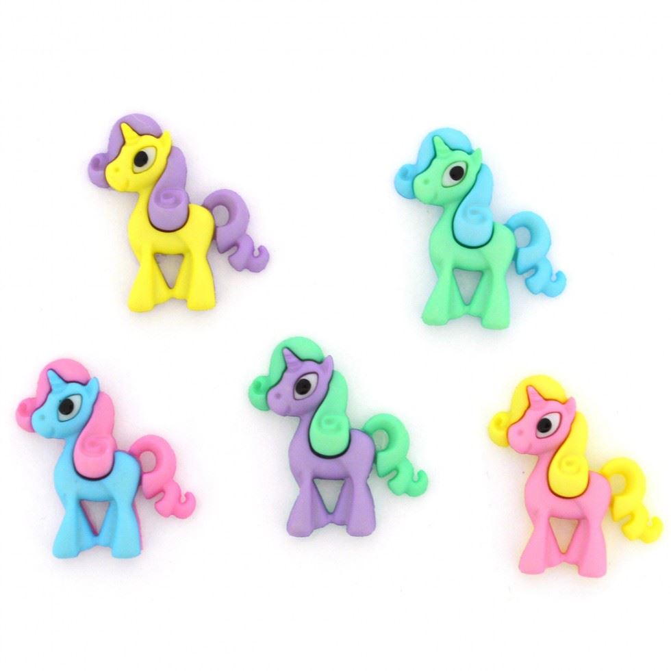 Dress It Up Unicorn Squad Buttons
 