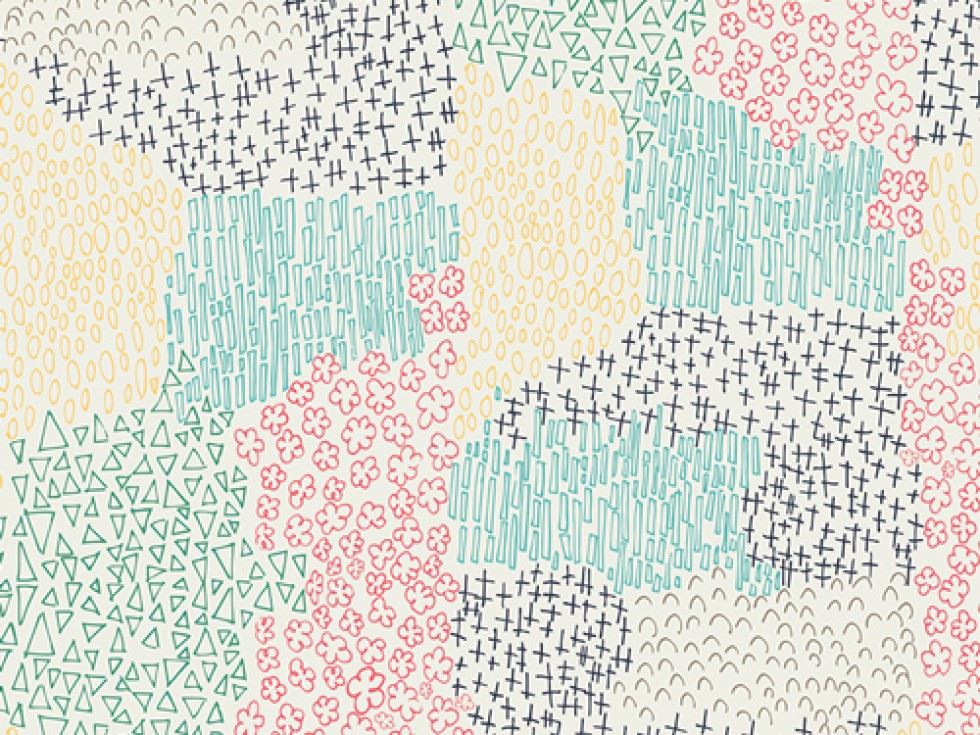 Art Gallery Fabrics Happy Home 100% Cotton Poplin Fabric Spring