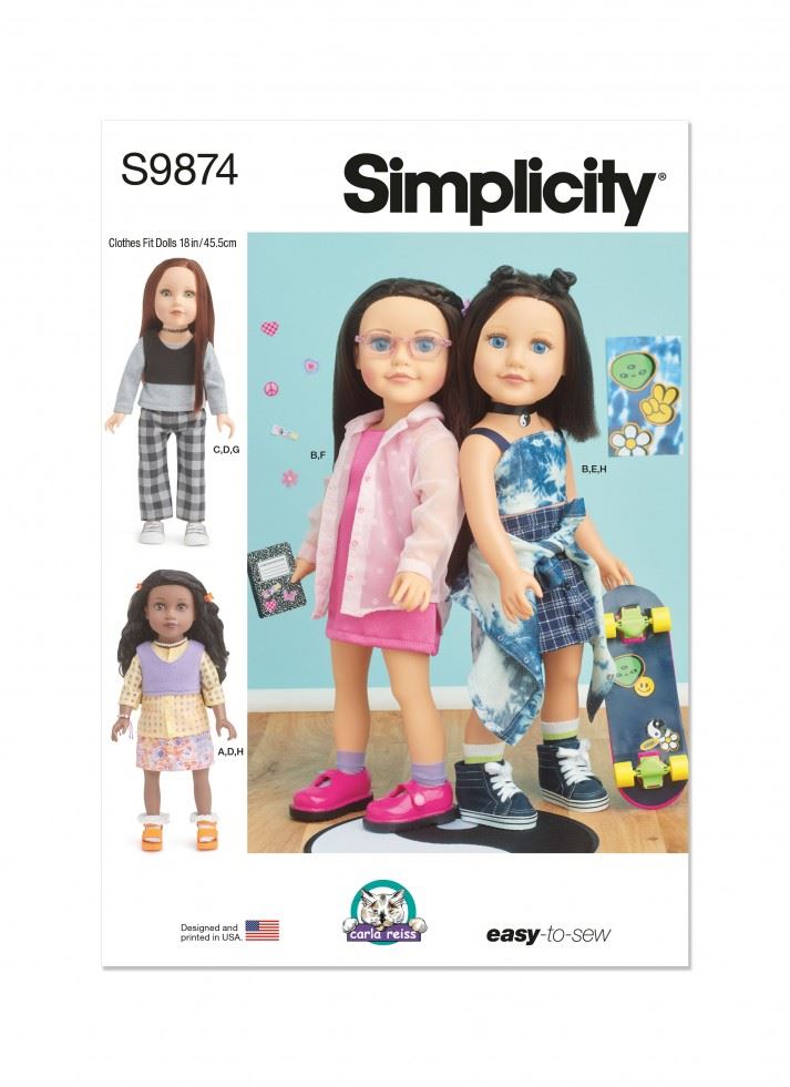 Simplicity Paper Sewing Pattern 9874
 