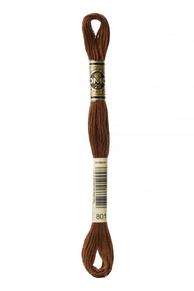 DMC Stranded Cotton Embroidery Thread 801
 