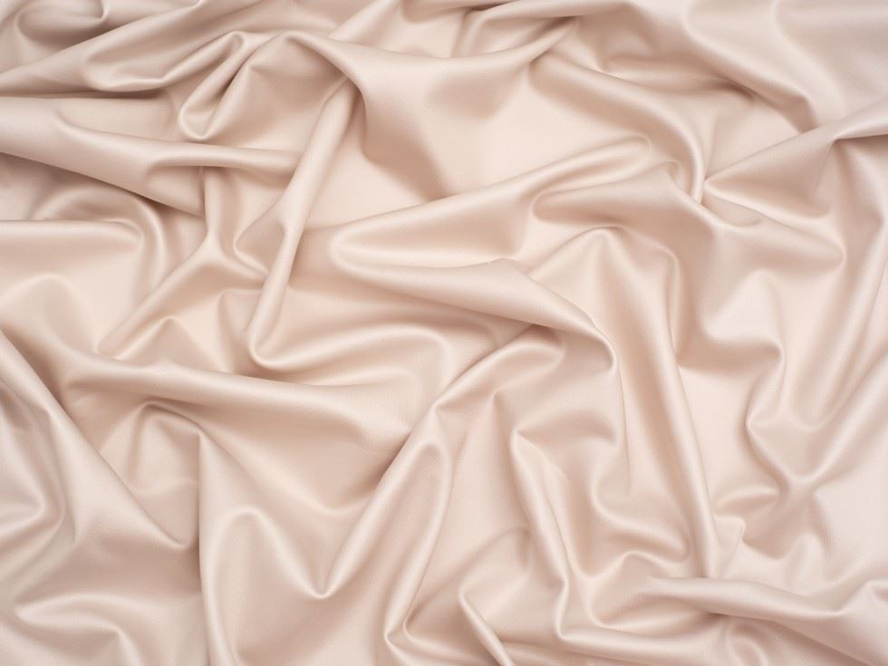 Minerva Core Range Putty Faux Leather Activewear Stretch Knit Fabric