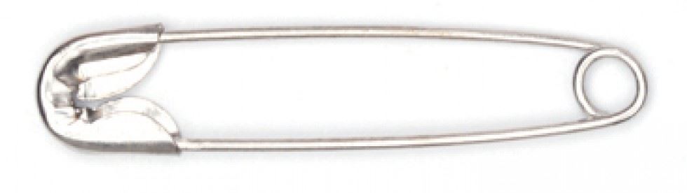 Hemline Silver Safety Pins (Value Pack)