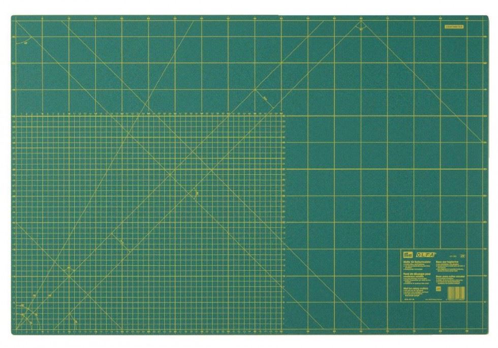 Prym Double Sided Cutting Mat Green