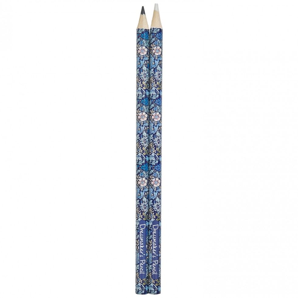 Hobby And Gift Woodblock Floral Fabric Pencils