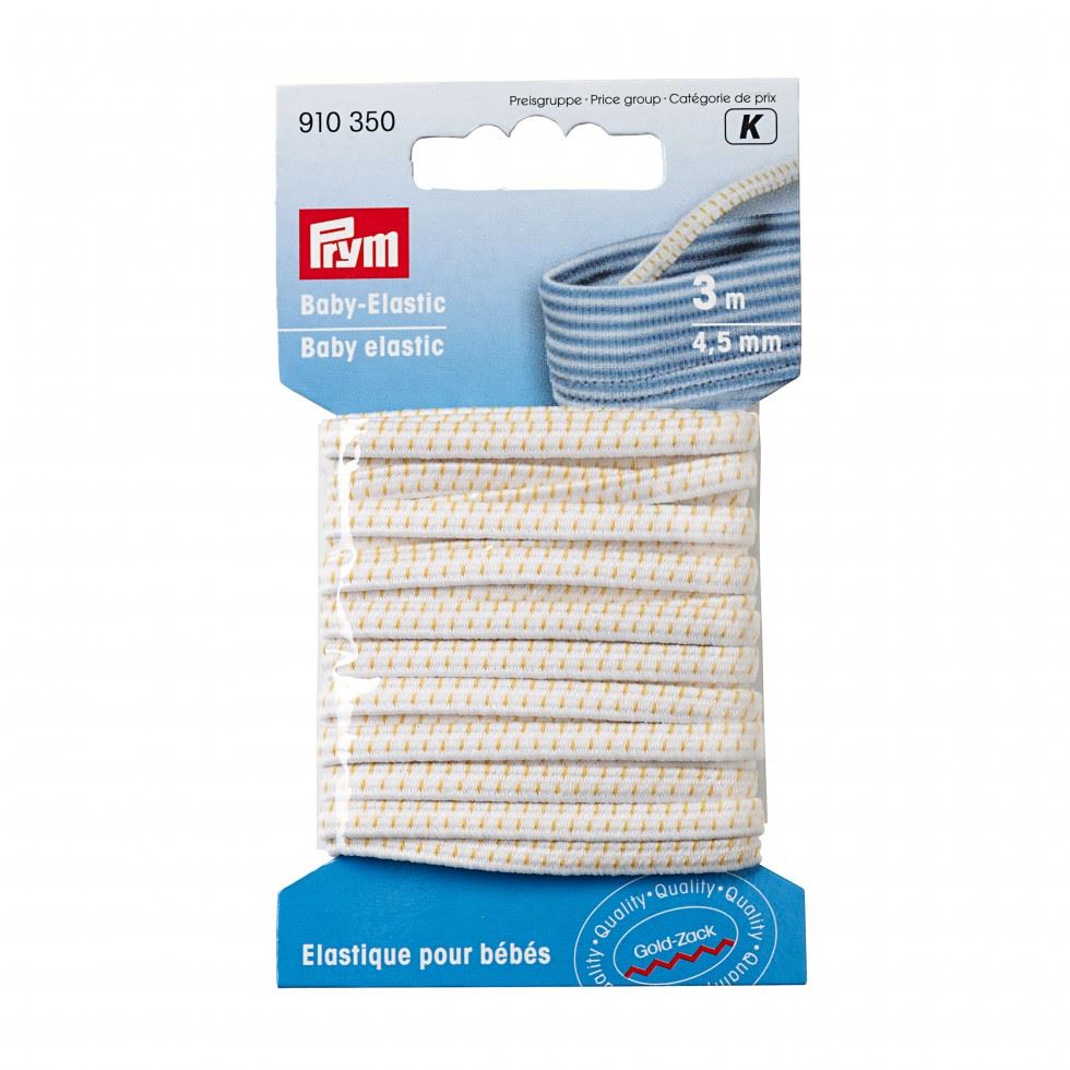 Prym Baby Elastic White