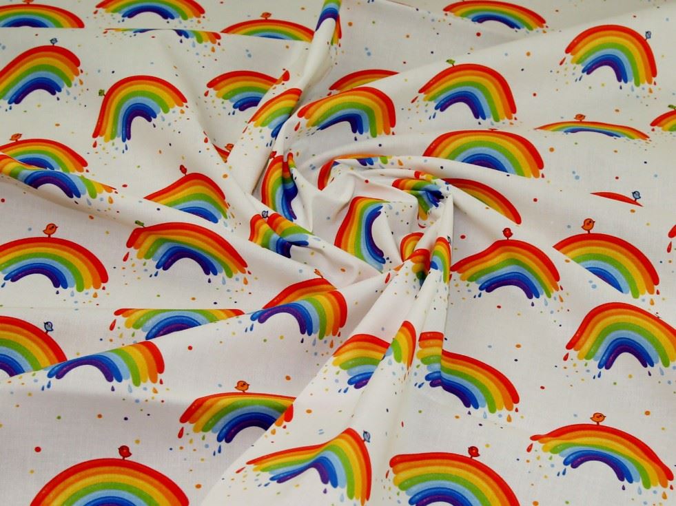 100% Craft Cotton Fabric Multicoloured
 