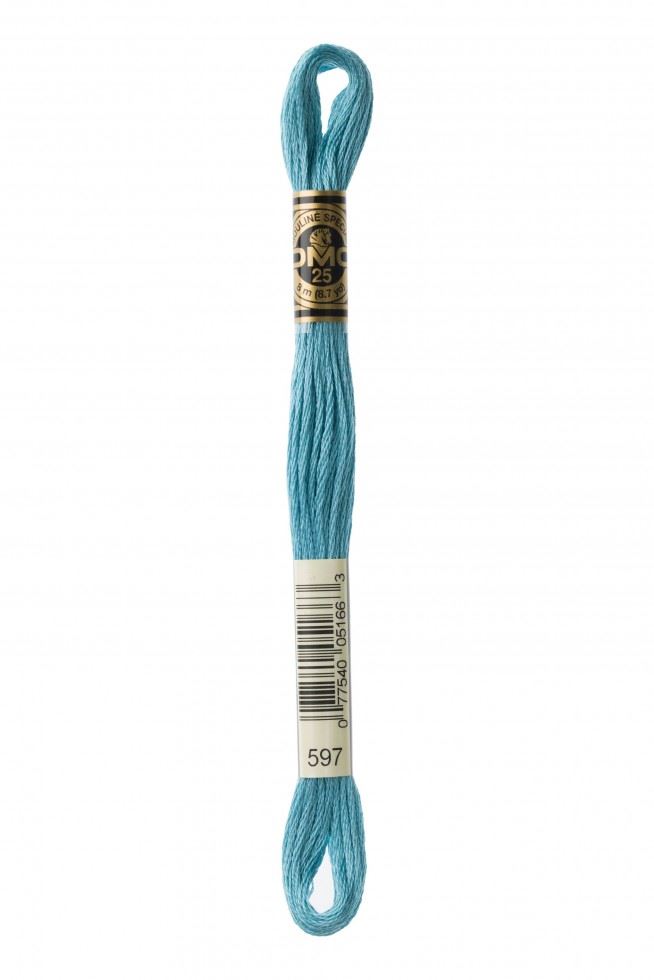Dmc 597 Stranded Cotton Embroidery Thread