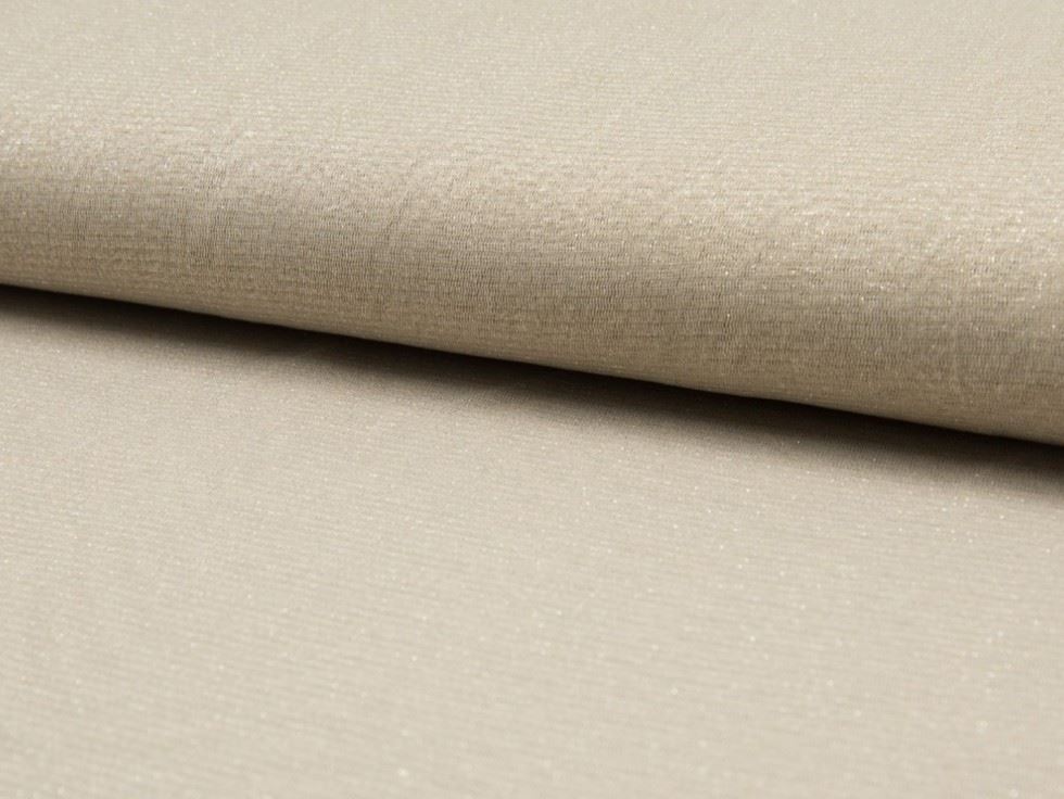 Beige Deadstock Lurex Mesh Fabric