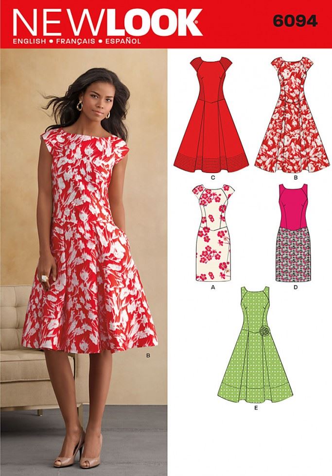 New Look Paper Sewing Pattern 6094
 