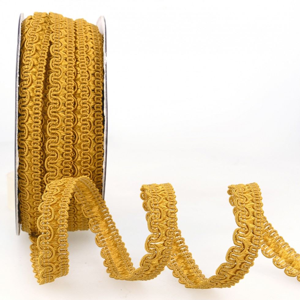 Stephanoise Rayon Braid Trim Mustard
 
