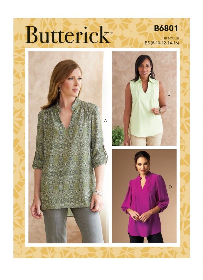Minerva Sewing Pattern 6801 Butterick Butterick-6801-Rr