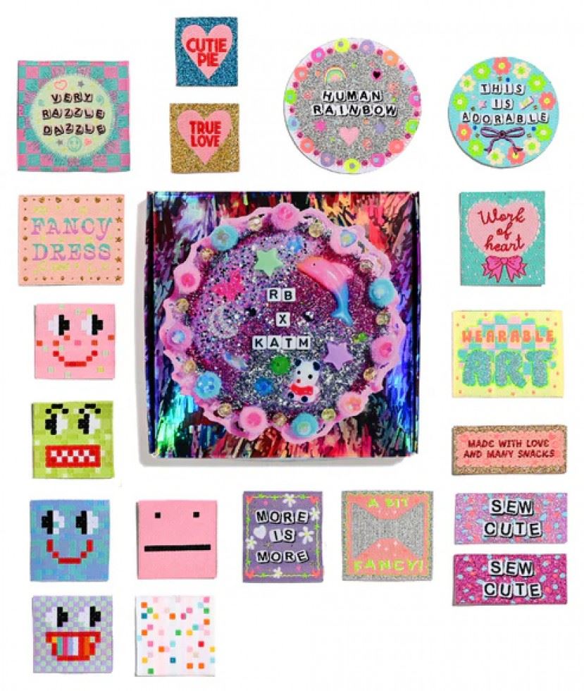 Wearable Art Rachel Burke x KATM Collaboration Woven Labels Box Set