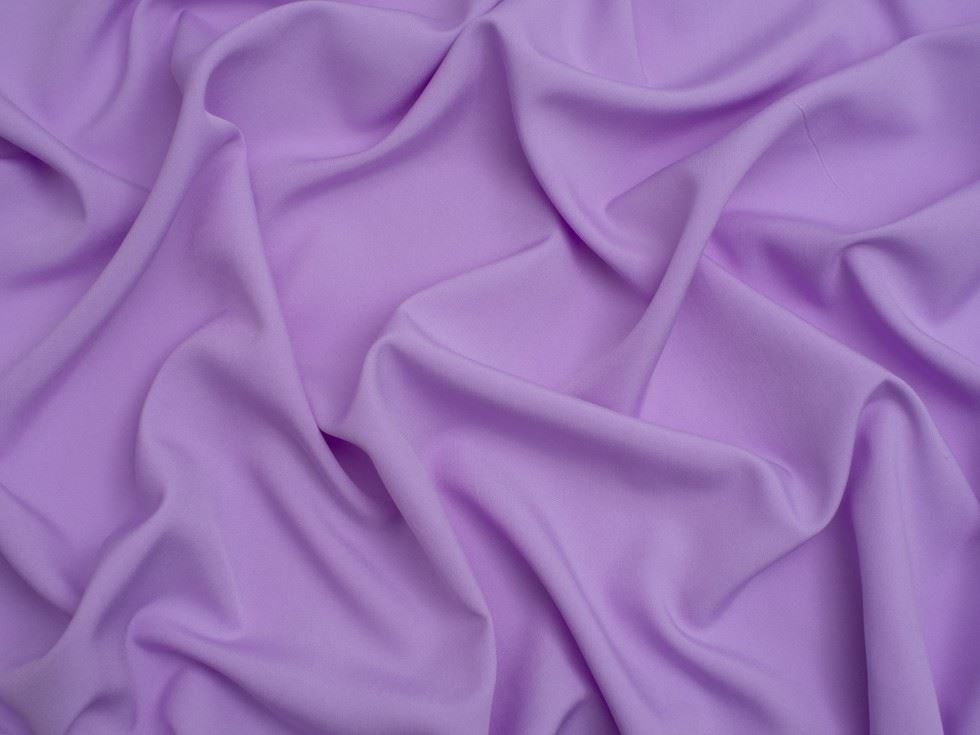 Minerva Core Range Soft Lilac Soft Touch Crepe Fabric