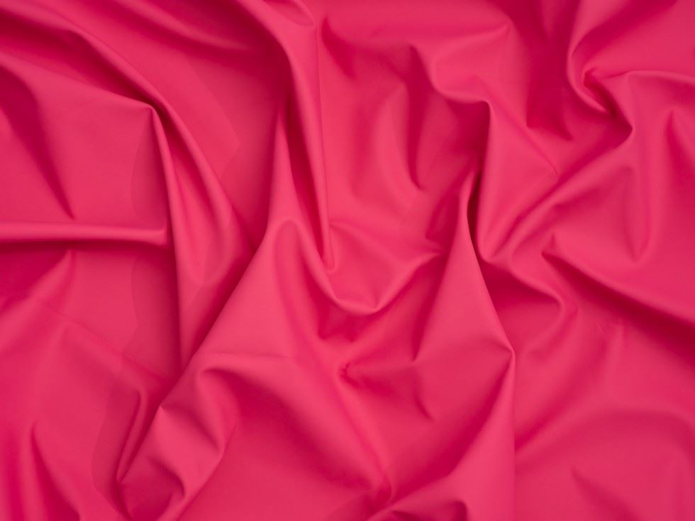 Minerva Core Range Waterproof Rubber PVC Vinyl Fabric Cerise Pink
 