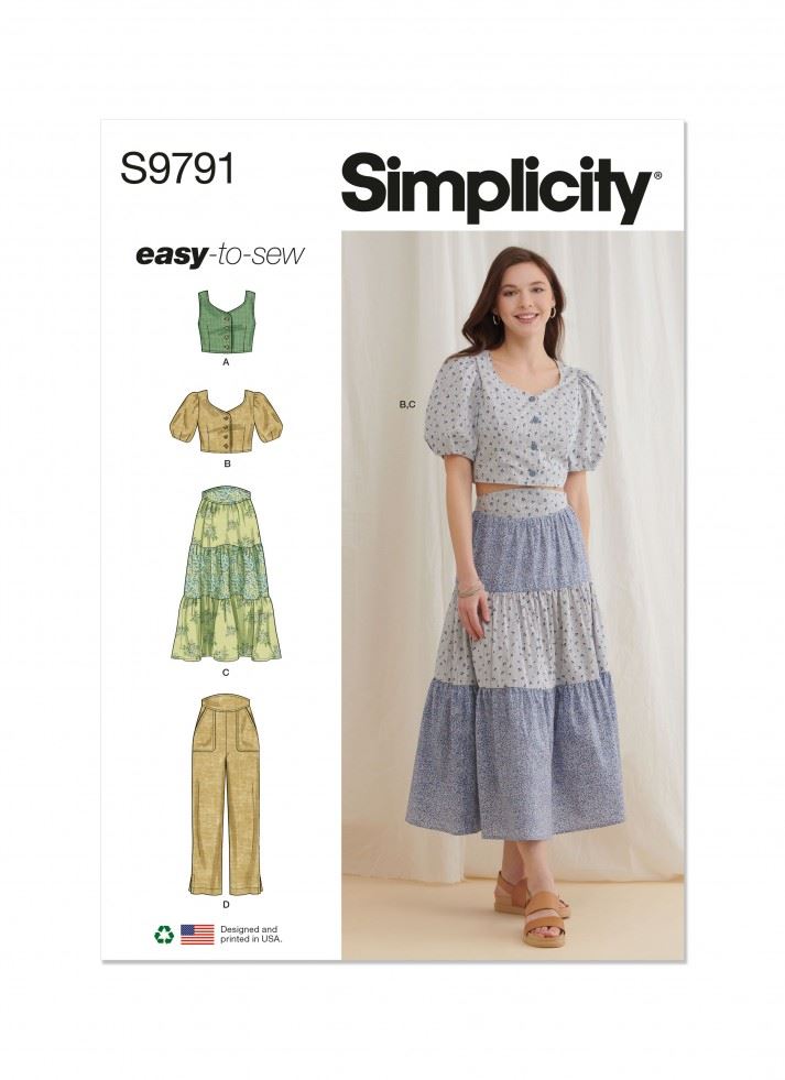 Simplicity Paper Sewing Pattern 9791
 