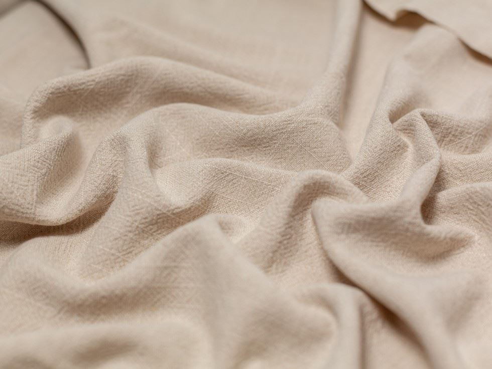 Minerva Core Range Heavy Stonewashed Linen Fabric Ivory
 