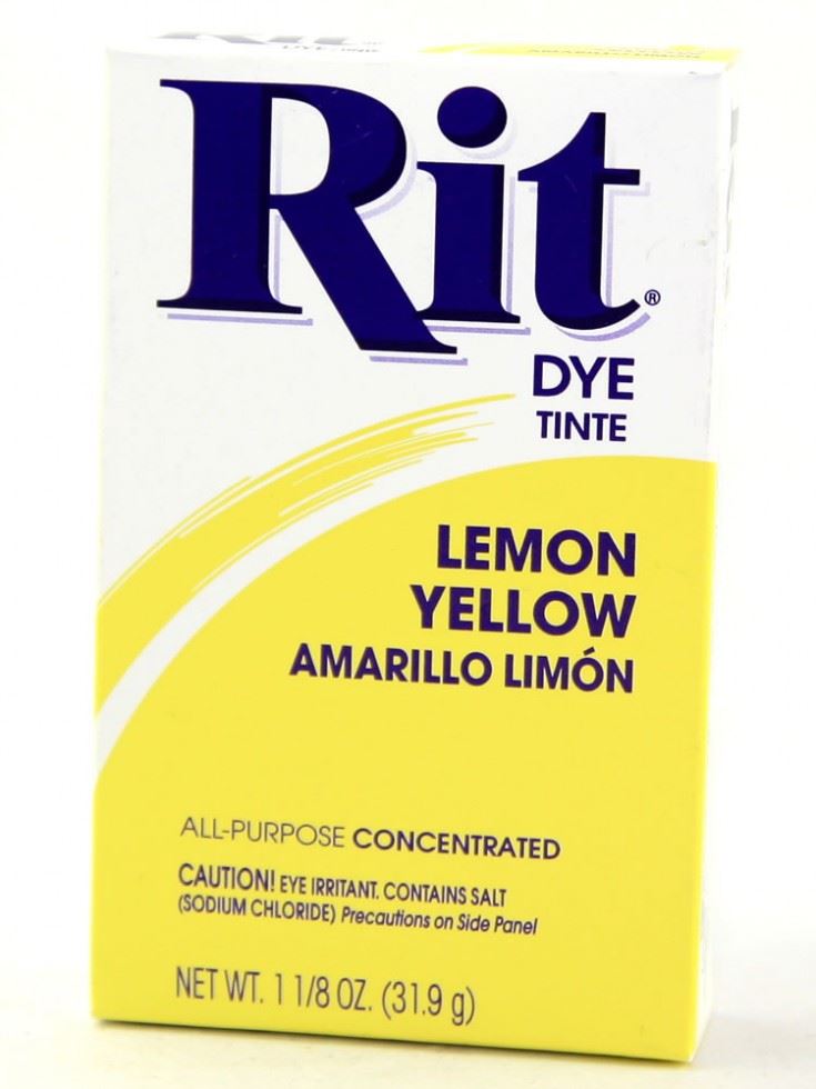 Rit Powder Fabric Dye Lemon Yellow