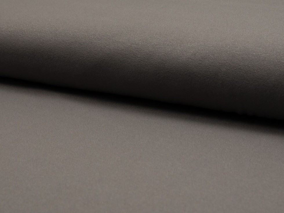 Taupe Deadstock Deluxe Crepe Textured Stretch Knit Fabric