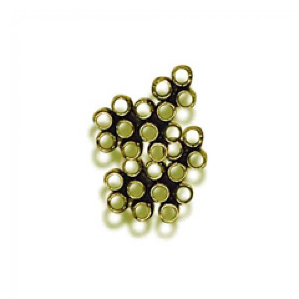 Trimits Gold Crimp Bead Findings (Value Pack Of 5)