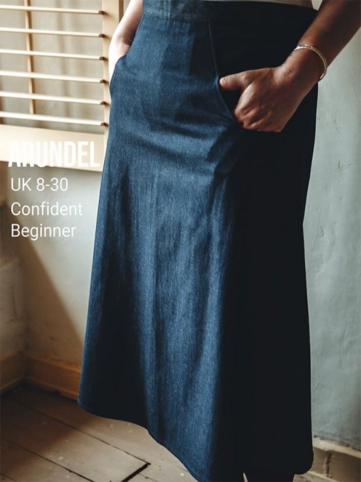 Sussex Seamstress Paper Sewing Pattern Arundel Skirt
 