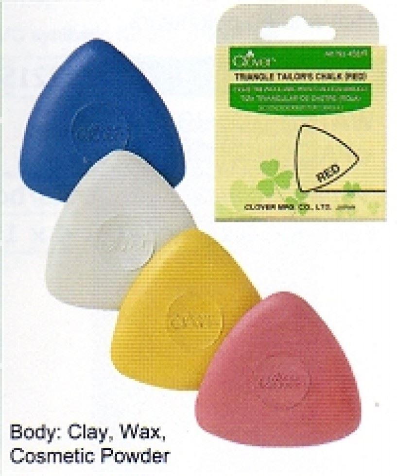 Image of Clover Tailors Chalk Triangle Red