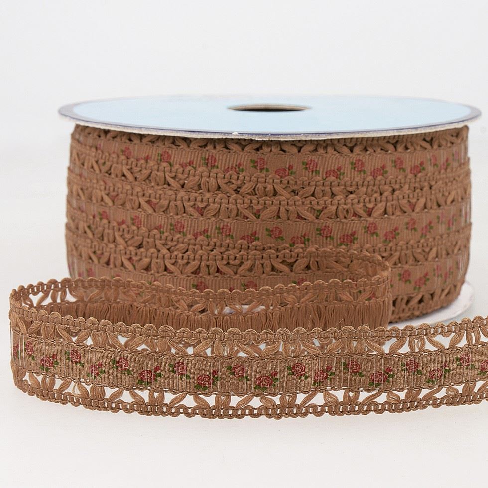 Stephanoise Floral Lace Trim Multicoloured
 