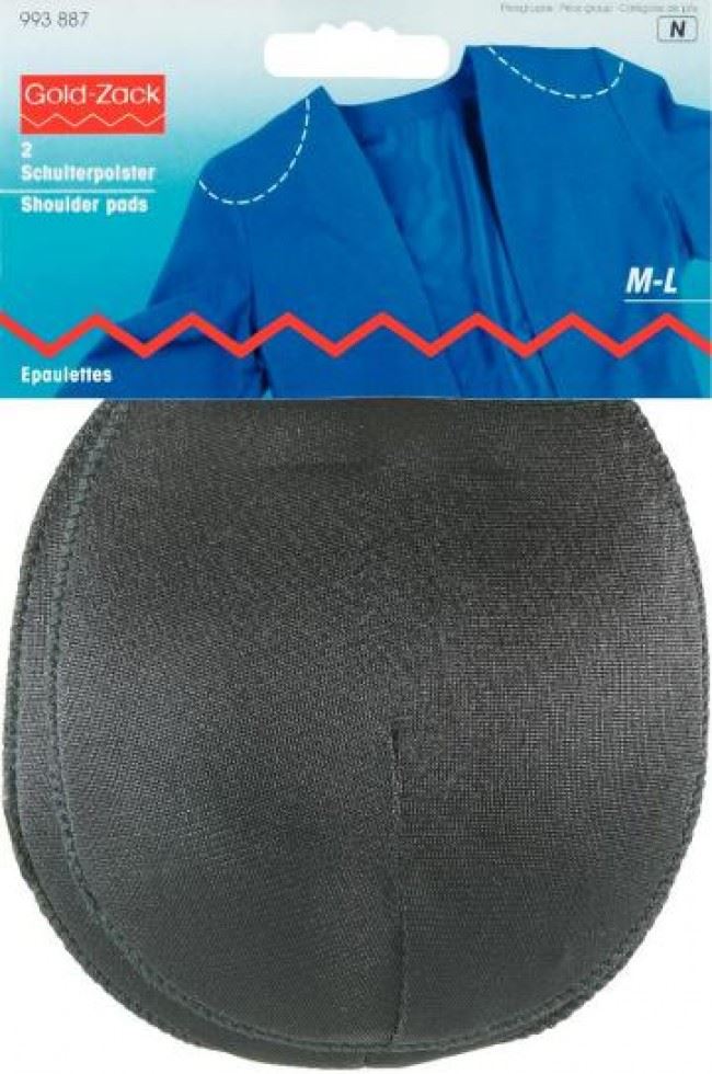 Prym Black Raglan Shoulder Pads