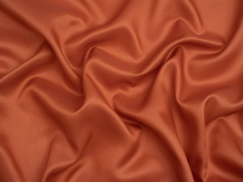 Acetate Taffeta Lining Fabric Rust
 