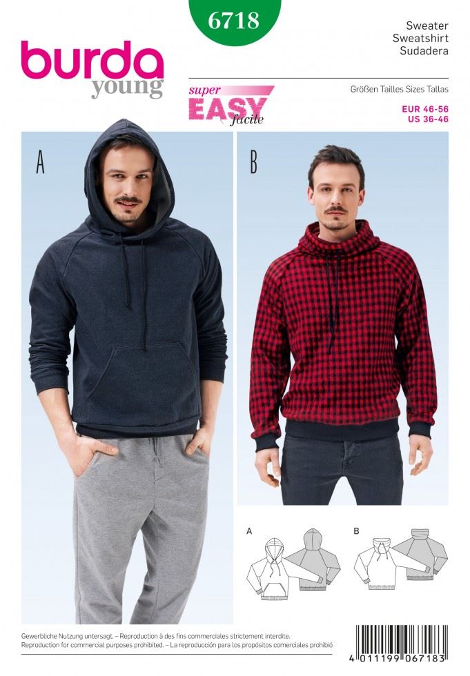 Burda Paper Sewing Pattern 6718
 
