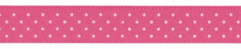 Berisfords 52 Hot Pink Micro Dot Ribbon (Value Roll)