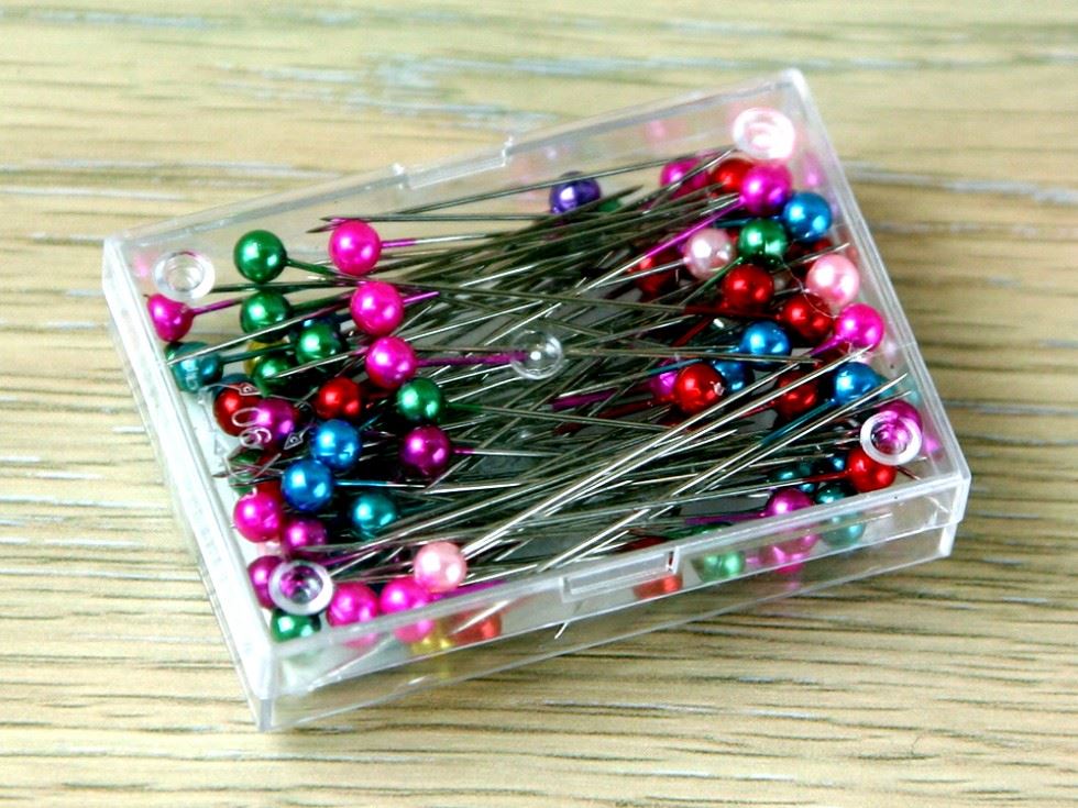 Prym Pearl Headed Pins Assorted Colours