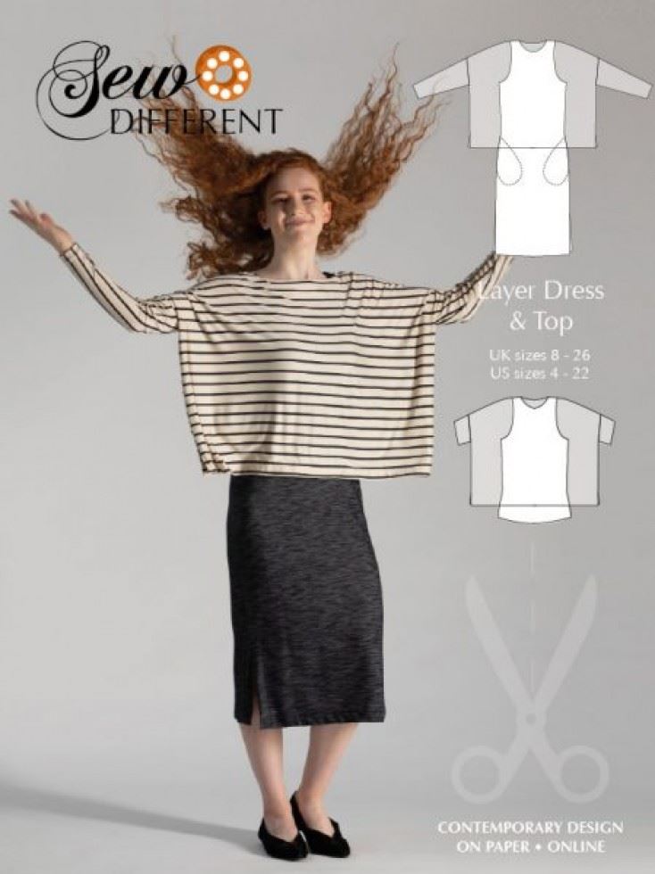 Sew Different Sewing Pattern Layer Dress & Top